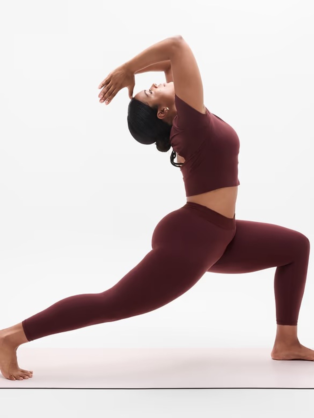 Athleta Transcend High-Rise Leggings in Mahogany Brown - Picture 4 of 4